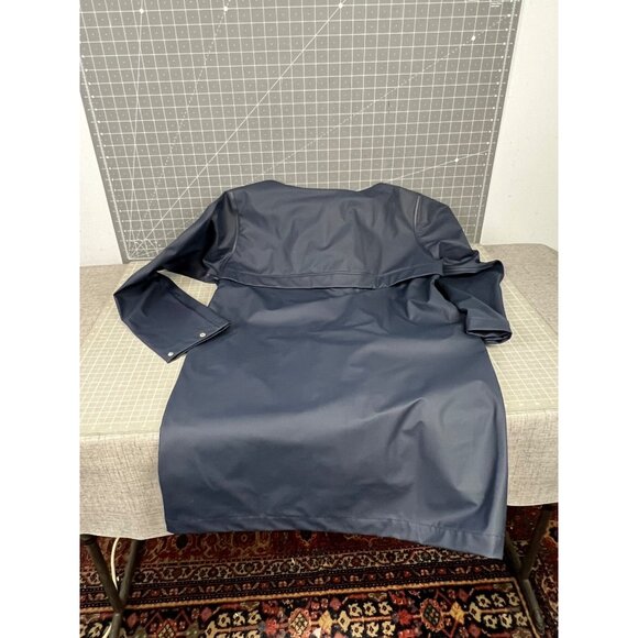 Helly Hansen Womens Moss Raincoat Navy Blue Waterproof Hooded M Regular Fit NEW - Picture 3 of 6